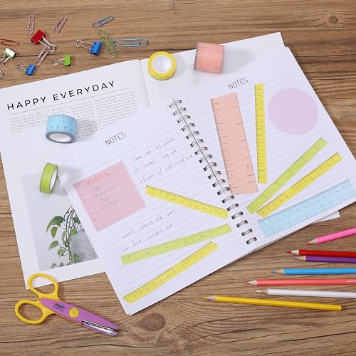 Mr. Pen- Ruler Washi Tape Set, 4 Pack, Assorted Sizes, Decorative Tape