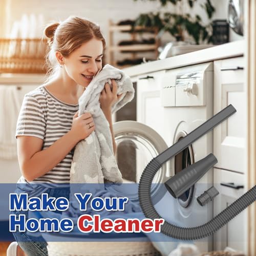 Sealegend Dryer Vent Cleaner Kit with Vacuum Hose Attachment & Brush Black - color: Black