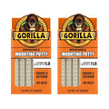 Gorilla Mounting Putty, Natural Tan Color, 168 Pre-Cut Squares, 2-Pack - size: 336 Squares