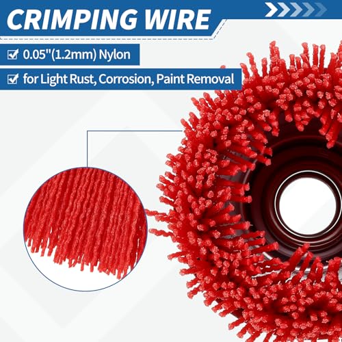 2Pack 3" Wire Brush for Angle Grinder with 5/8"-11 Arbor - size: 3"/75mm