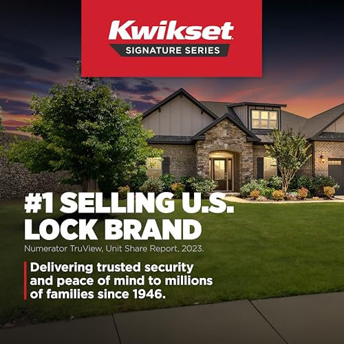 Kwikset 730HFLSQT-4 Halifax Lever with Square Rose Privacy Door Lock with 6AL Latch and RCS Strike Satin Brass Finish - color: Satin Brass, size: 1 Pack