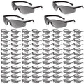 Salfboy Bulk Safety Glasses Tinted, Scratch-Resistant Eye Protection - color: 100 Grey