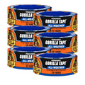 Gorilla All Weather Duct Tape, Black, 1.88" x 25 yd (Pack of 6) - UV and Temperature Resistant Waterproof Tape for Outdoor Repairs - size: 6 - Pack