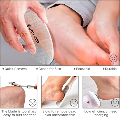 Glass Foot File Callus Remover for Feet, Heel Scraper, Pumice Stone, Diabetic Feet Scrubber Dead Skin Remover for Feet Professional Pedicure Tools - color: Coarse-pro