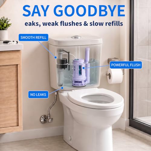 3-Inch Dual Flush Valve Replacement Kit – Fix Weak Flush & Leaks