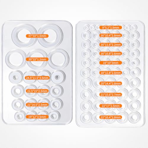5PCS Plumbing Tools Set & Basin Wrench for Kitchen/Toilet tight spaces | Under Sink Wrench Faucet Tool with 80pcs Water Hose Gasket Washers