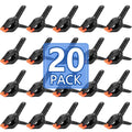 20 Pack 4.5 inch Plastic Spring Clamps, Backdrop Clips - size: 4.5in-20P