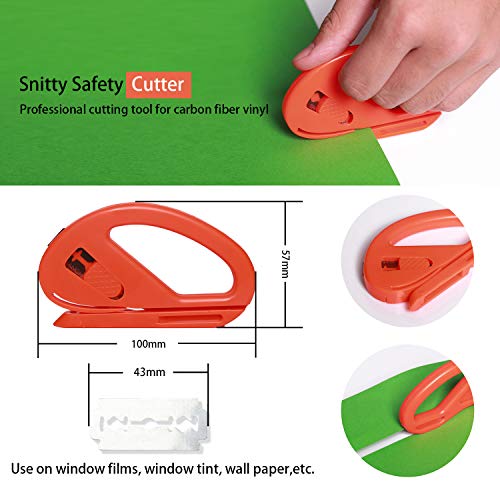 Wallpaper Smoothing Tool Kit, Multi-Function 15 Pcs Smoother Tools Set for Contact Paper Peel and Stick Wallpaper Car Wrap Vinyl Window Tint Glass Film Wallpaper Glue Adhesive Brush Tray Roller Knife - color: Classic kit