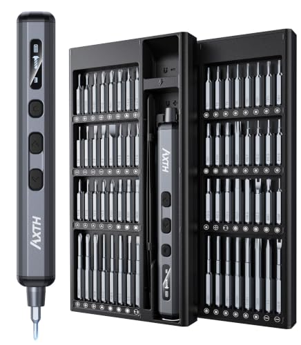 AXTH 76-in-1 Mini Electric Screwdriver Set, [Precise Torque Control] - style: 76in1 Electric