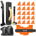NAACOO Laminate Flooring Tools, 6in1 Pro Floor Install Kit for Vinyl Plank - size: Pro-6 in 1 Flooring Tools