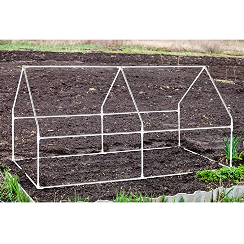 Xuniea 42 Pieces 3/4 Inch PVC Pipe Fittings Elbow Set Tent Connection Tee Heavy Duty PVC Elbow Fittings for Greenhouse Shed Pipe, Furniture Build and More - size: 3/4 Inch