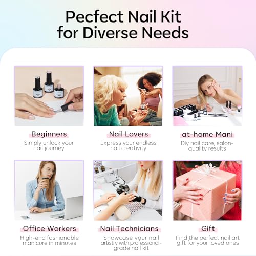 modelones Gel Nail Polish Set Neon Glitter 24PCS 20Colors Hot Pink Magenta - color: A Spring Macaron