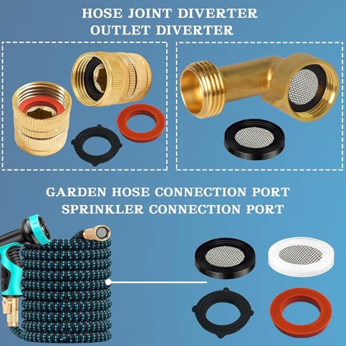 ZDBB 1000 Pcs 18 Size O Ring Kit+18 Size Rubber Washers Assortment Kit for Plumbing Faucet Water Pipe Garden Hose Washers Shower Heads Gasket Repair and Air or Gas Connections - size: 30 millimètres