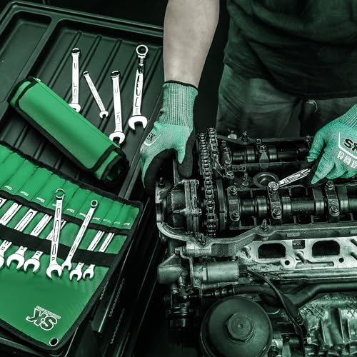 SK Combination Wrench Set, SAE 5/16''-3/4'', Metric 8-19mm, 23-Piece - size: Metric & SAE