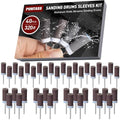 40 Pcs 320 Grit Sanding Drums for Rotary Dremel Tool - style: 320 Grit 40 Pcs