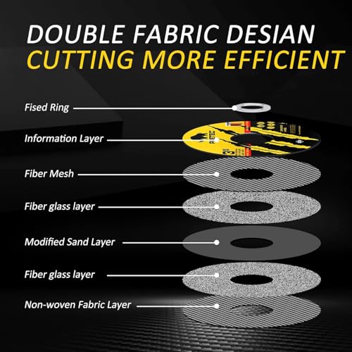 Cut Off Wheels 3 Inch, 55 Pack with Mandrel Kit for Die Grinder - size: 3 INCH