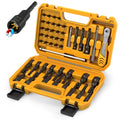 ELEAD 47-Piece Magnetic Nut Driver & Screwdriver Bit Set - Strong Magnetic Nut Drivers for Impact Drill, Power Nuts Driver, Mini Ratcheting Wrench, Drill Bits Extension & Socket Adapter - style: 47-Piece Nut Driver Set