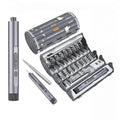 Mini Electric Screwdriver Cordless Set, 127-in-1 Precision Magnetic Bits, Rechargeable USB-C, LED Light, Manual & Electric Modes, Portable Repair Tools Kit for Electronics, Phones, Laptops
