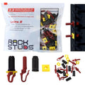 Rackstuds R100 Series II - Server Rack Screws 100 Pack | Cage Nut Replacement | Red 2.22mm/0.086" | A Faster, Easier Solution for Rack mounting Gear in 19" Racks with Square Punched Vertical Rails - color: Red, size: 100 Pack