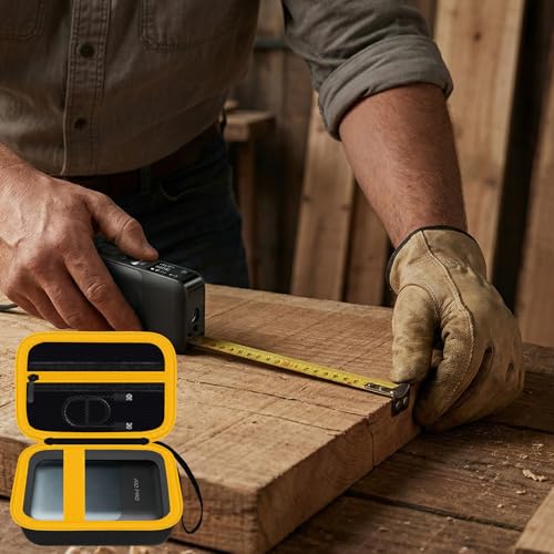 Hard Case for Fanttik A10 Apex 3-in-1 / A10 Pro 2-in-1 Digital Laser Tape Measure – Shockproof Dustproof Measuring Tape Protective Carrying Case