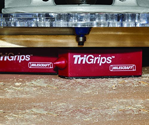 Milescraft 1600 TriGrips - Triangle Cookie Work Grippers, for Woodworking, Painting, Raising and Leveling 4-pack