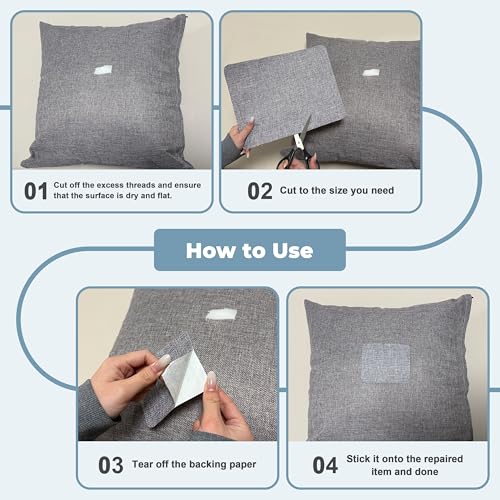 BESEZX Linen Fabric Repair Patch Upholstery Patch 3 PCS 9 * 11 Inch - color: Beige, size: 9*11 inch