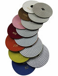 Diamond 5 Inch Wet Polishing Pads for Granite Marble Travertine Terrazzo Engineered Stone (Pack of 7) - size: 5 Inch