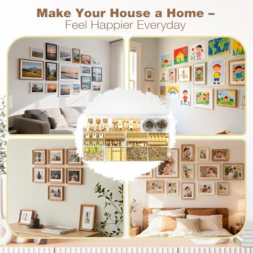 Picture Hanging Kit, 322Pcs All-in-One Picture Hanging Hardware