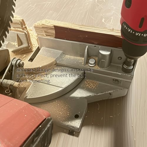 ZTF 300pcs Metric Flange Bolts and Nuts Assortment Kit, Heavy Duty Metric Machine Screws Nuts Washers, 10 Most Common Sizes Zinc Alloy Steel Grade 10.9 (Flange M6 M8 M10 Kit) - style: silver-M6 M8 M10 Flange Bolts