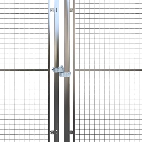 2 Sets 3/4" Chain Link Fence Gate Post Hinge,Removable Fence Hinges - size: 3/4"