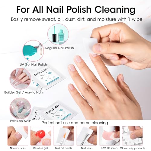 Gellen Nail Care Kit with 10PCS Manicure Tools: Nail Strengthener Sakura - color: Cherry Blossom Scent