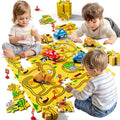 Beby Buty 64PCS Puzzle Race Cars Track Set Toys for Kids, Puzzle Racer Kids Car Track Set Ages 3-5 4-6, Toys Gifts for 3 4 5 Year Old Boys, 3 4 5 Year Old Boys Ideal Gift - style: 64 PCS Animal Theme