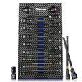 Facoow 6“ Impact Nut Drivers Set Magnetic, 18pcs Color Coded SAE & Metric Impact Nut Drivers, Extra Long Nut Drivers for Impact Drills, Impact Sockets Adapters (1/2" & 3/8") Impact Wrenches
