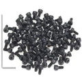105 Pieces M2 x 4mm Socket Head Cap Screws, Thread Pitch 0.4mm, Sutemribor M2 Black Screws, 12.9 Grade Alloy Steel, Black Oxide Finish, Fully Threaded - size: M2 x 4mm, style: Socket Head