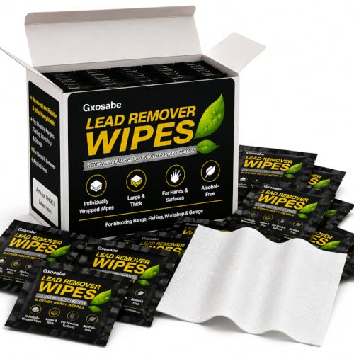 Lead Cleaning Wipes, 100 Individually Wrapped, Alcohol-Free, 7.9 X 5.5 inch