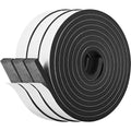Kikerike Self Adhesive Foam Tape Weatherstrip 1In x 1/2In x 20Ft High Density Foam Insulation Strips Foam Seal Weather Stripping with Strong Adhesive for Door and Window Sound Isolation Soundproofing - size: 1in x 1/2in x 20Ft