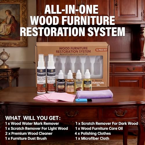 Wood Furniture & Floor Scratch Remover Repair Kit,12 PCS Professional Hardwood Furniture Cleaner Restore Care Set - Eraser Scratch, Covers Nicks, Scuffs & Dogs, Cats Scratches, Marks & Minor Defects - size: 13 PACK