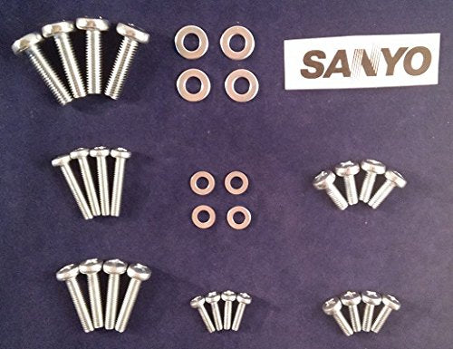 Full Set of Sanyo TV Mounting Bolts/Screws and Washers - Fits Any Size TV