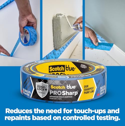 ScotchBlue PROSharp Painter's Tape 1 Inch Wide, 1 Roll - style: 1 Roll