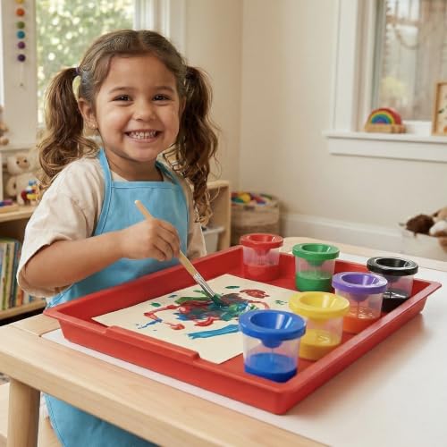 Constructive Playthings Messy Trays for Paint, Water and Sand Toys