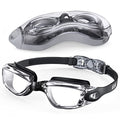 Aegend Swim Goggles, Swimming Goggles No Leaking Full Protect Adult Youth - color: Black Clear