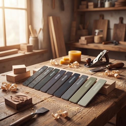 Honoson 20 Pcs Sanding Sticks Model, Low Grits Rating, Classic Style - style: Classic Style