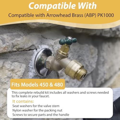 PK1000 Stem Seal Kit Fits Arrowhead Brass 450 & 480