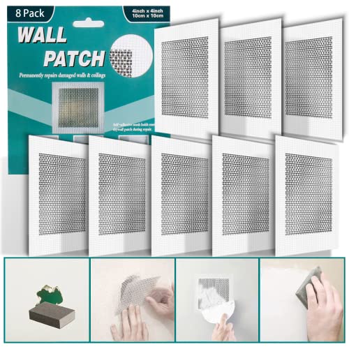 8Pcs 4 Inch Drywall Patch, Wall Repair Patches Wall Hole Repair Patch - size: 4 Inch_8Pcs
