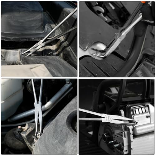 16'' Extra Long Needle Nose Pliers for Narrow and Limited Spaces - style: 16'' 90 Degree Angle