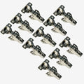 10-Pack Full Overlay Soft-Close Face Frame Hinge, Clip-On Design for Kitchen Cabinet Doors