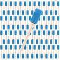 1" Foam Paint Brushes, 100 Pack, 1-Inch Painting Sponges (Blue) - color: Blue, size: 1"