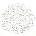 #12 Stainless Steel Flat Washers, 1/4" ID x 9/16" OD, 100 Pack - size: #12 (100)