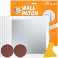 Wall Patch Drywall Repair Kit, 10 x 10 Inch, Self-Adhesive Mesh Patch, Permanently Repairs Damaged Large Walls Hole and Ceilings - size: 10in