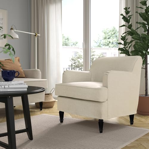 Maricome 6 Inch Round Furniture Legs Set of 4 Solid Black Rubber Wood - color: 6 Inch Black